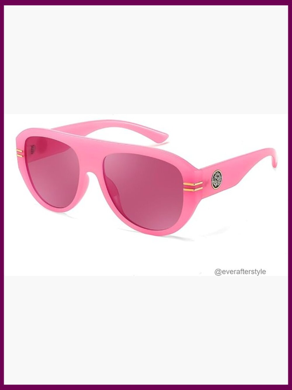 Retro Polarized Aviator Sunglasses Plastic Frame UV400 Protection